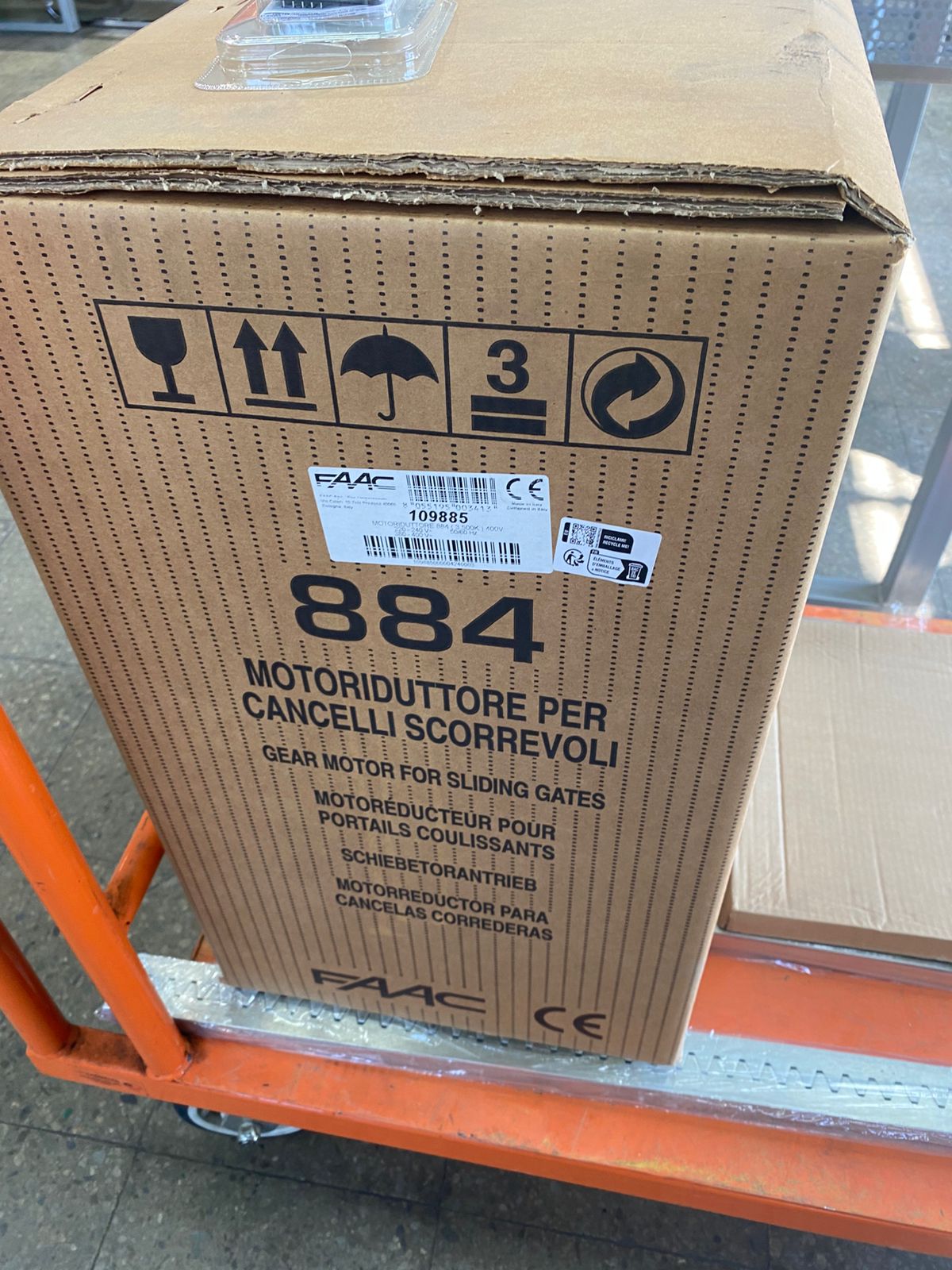 motor FAAC 884 sellado