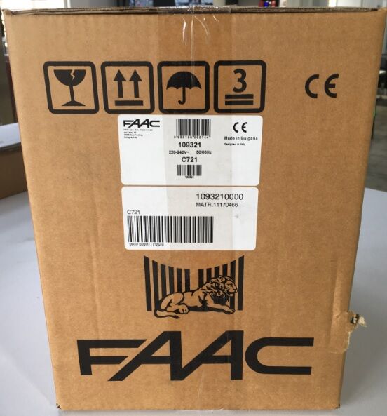 motor corredera FAAC C721 en su caja
