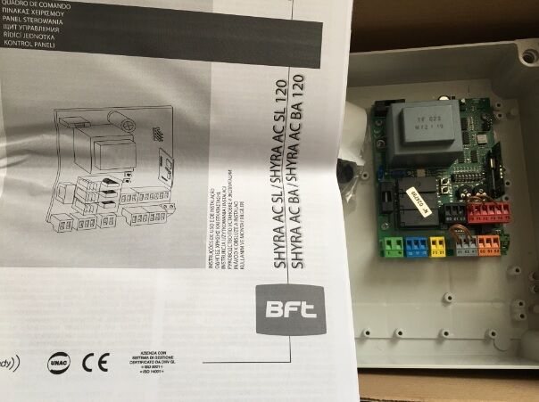 central BFT SHYRA con su manual