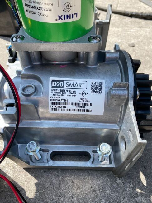 especificacion tecnica motor corredera CENTURION D20 SMART