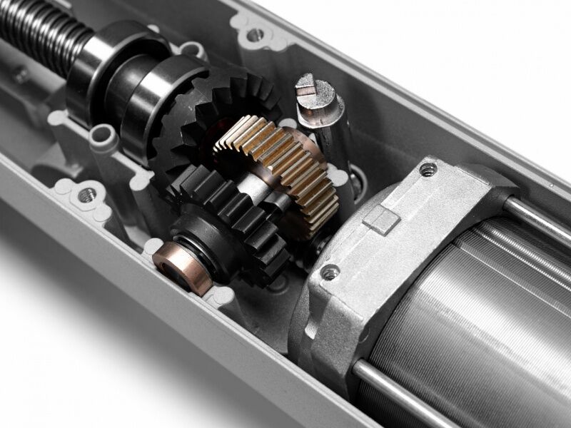 estructura motor batiente electromecánico BOB50M