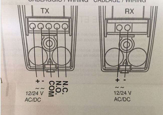 diagrama de conexion fotocelda stagnioli
