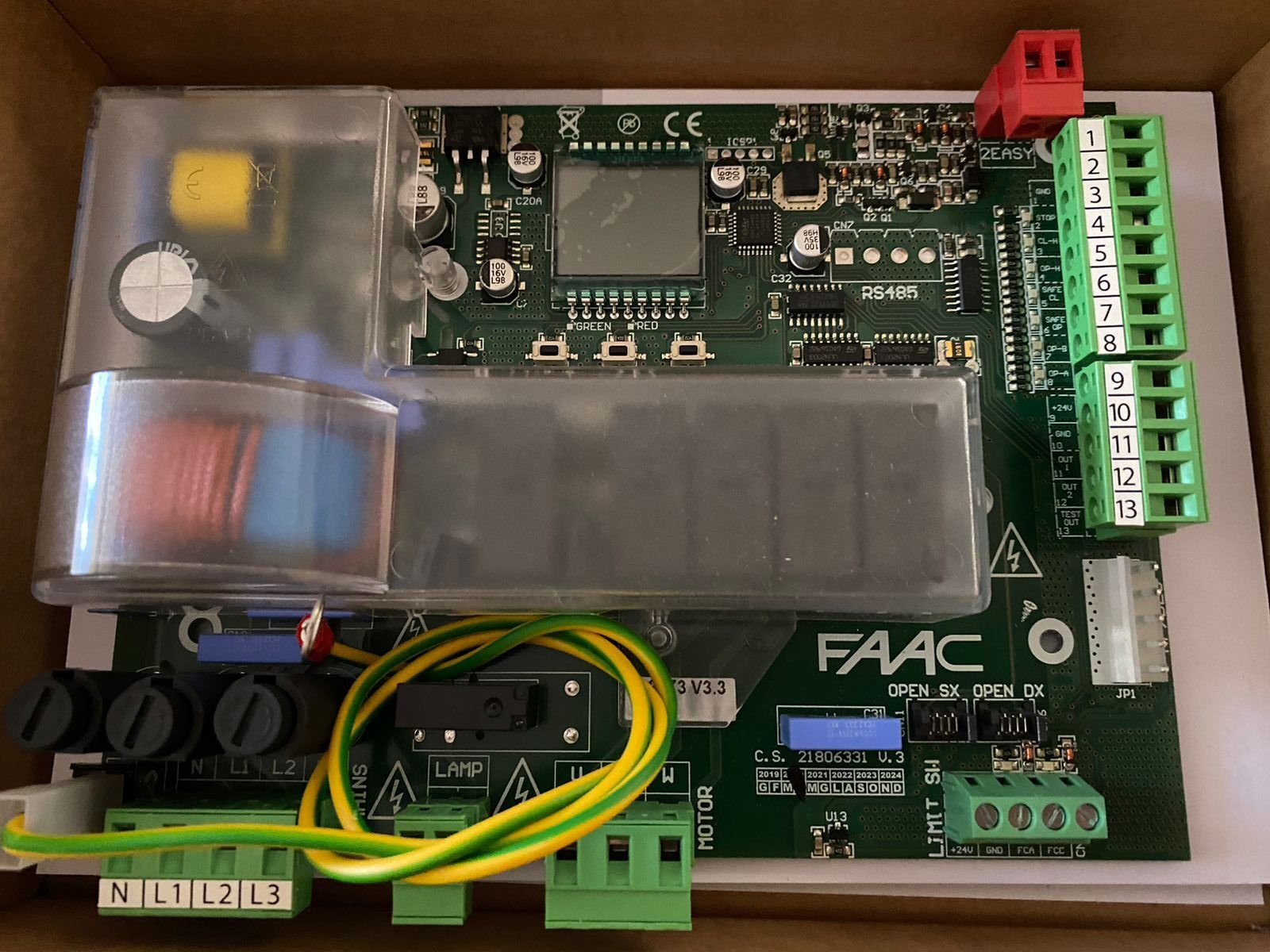 central trifasica FAAC 884